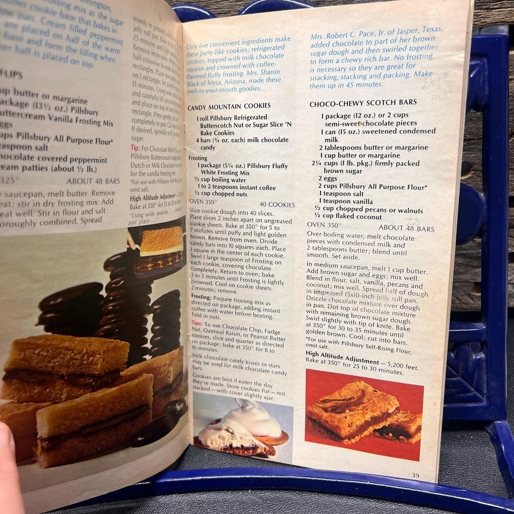 Vintage Pillsbury 20th Annual‎ Bake Off Cookbook 1969